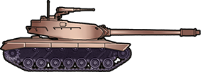 Sideview of M103A2 Heavy Tank